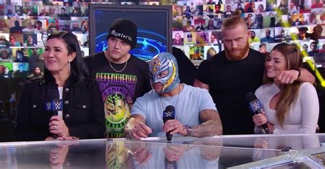 Rey Mysterio Family and Buddy Murphy On #TalkingSmack | Wwe superstars ...