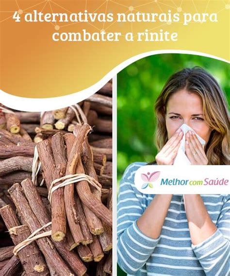 Combater a rinite: conheça 4 alternativas naturais e eficazes (com imagens) | Natural, Rinite ...