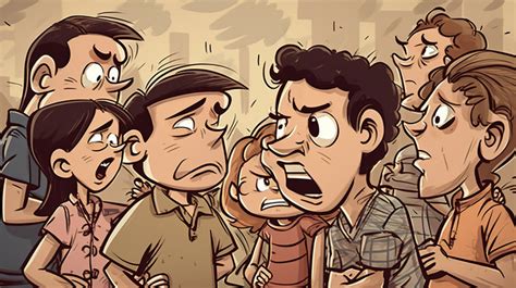 Group Of People Cartoon Image A Arguing Backgrounds | JPG Free Download ...