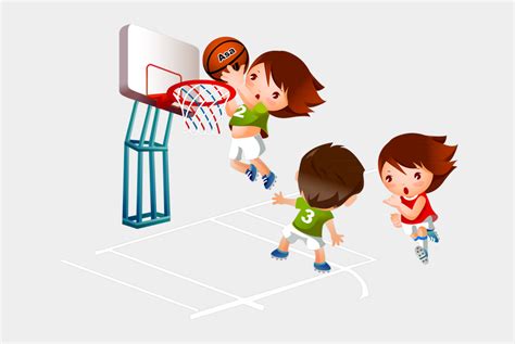 Kids Playing Basketball Clipart, Cliparts & Cartoons - Jing.fm