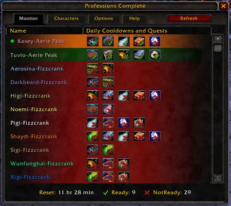 Professions Complete - World of Warcraft Addons - CurseForge