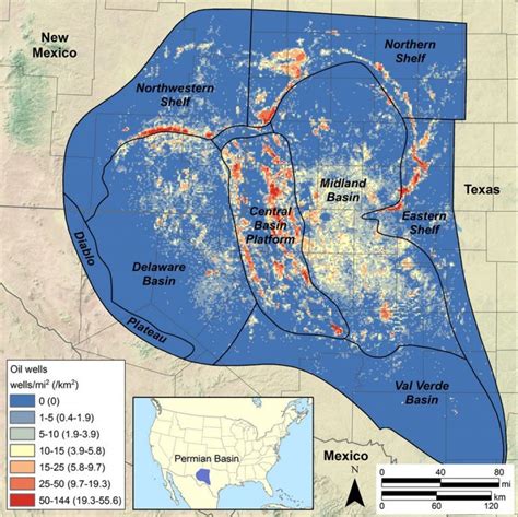 Permian Basin Well Density — Oil and Gas Lawyer Blog — September 8, 2017