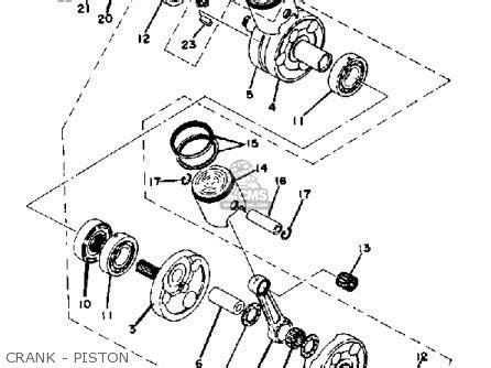 Yamaha RD400 1976 USA parts lists and schematics