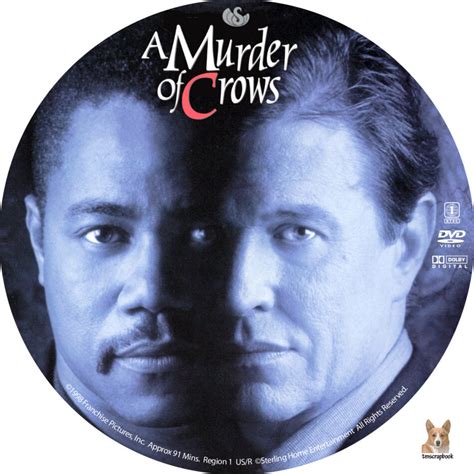 A Murder of Crows dvd label (1998) R1 Custom