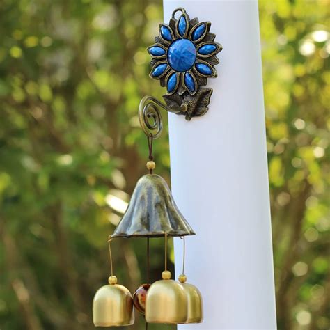 Yard Garden Ornaments Windchimes Outdoor Decor Wind Chimes 3 Bells 6 Bells Hanging Decorations ...