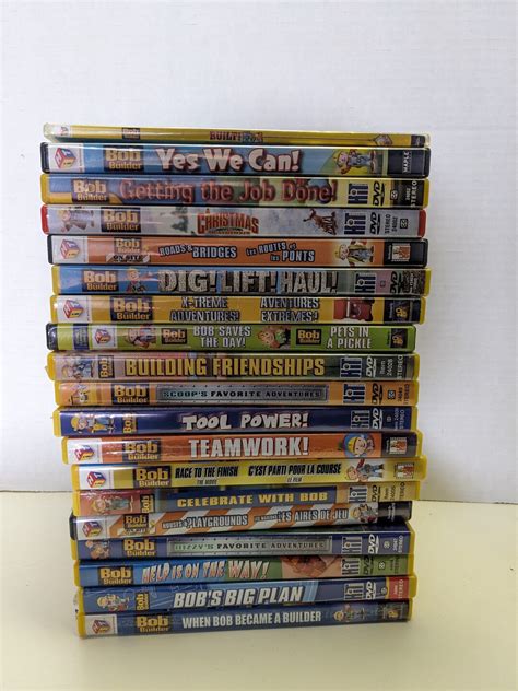 Lot of 20 Bob the Builder Dvds top Team Building Sky - Etsy