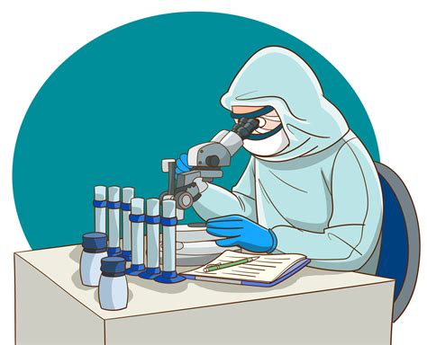 biotechnology scientist team doing research in laboratory vector illustration 12576630 Vector ...