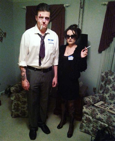 Narrator & Marla | Movie halloween costumes, Horror halloween costumes, Couples halloween outfits