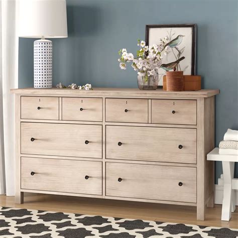 Reichel 6 Drawer Double Dresser | Birch Lane | Natural wood bedroom furniture, Wood bedroom ...