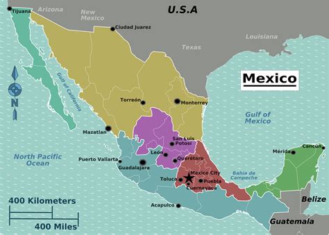 Climat Mexique Carte