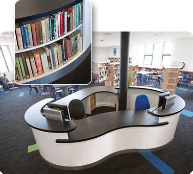 circulation desks | Library furniture design, Library furniture ...