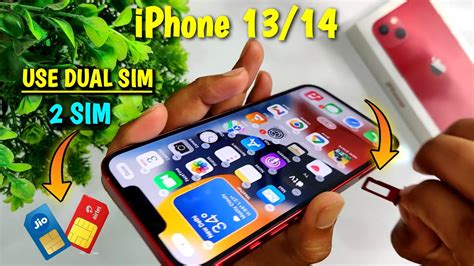 How To Use 2 Sim in iPhone 13/14 (Esim) - YouTube