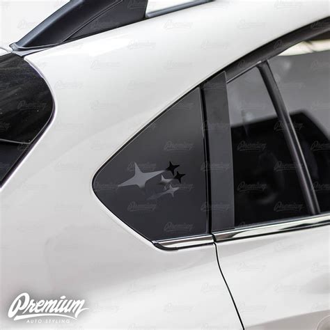 Subaru Stars Logo Rally Flag Rear Quarter Window Decal | 2018-2020 ...