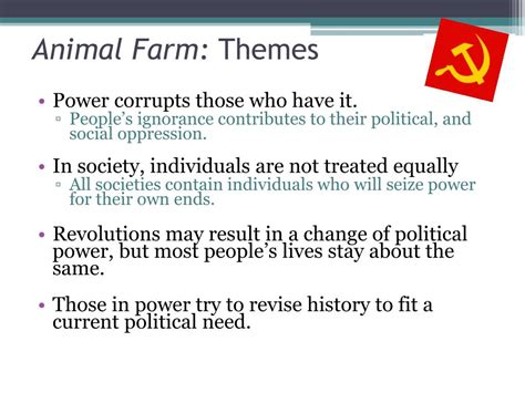 PPT - Animal Farm, “ A Fairy Story” George Orwell PowerPoint Presentation - ID:7057241