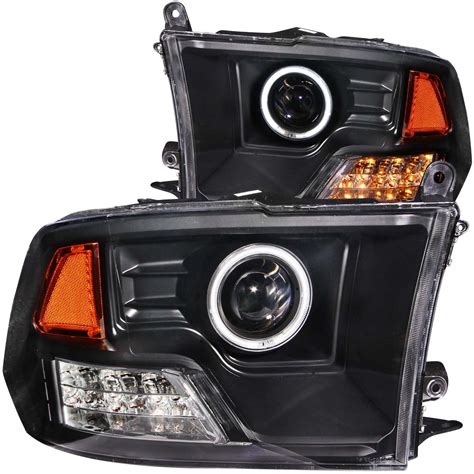 Dodge Ram 2500 3500 Anzo Projector Headlights Halo 111159