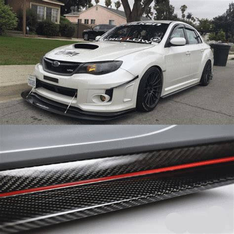 2008 - 2014 Subaru WRX/STI Carbon Fiber Side Skirt | WRX STI Skirts – AeroflowDynamics