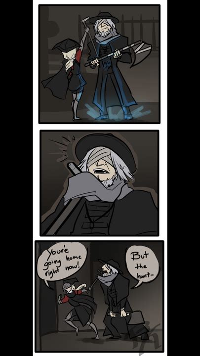 Incorrect Bloodborne Quotes & Bloodborne Comics - When The Player Summons Gascoigne At A Boss ...