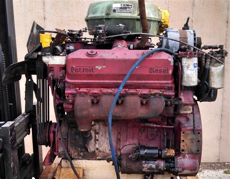 Detroit Diesel Engine Good Running 8V71 Nat S/N: 8VA-437986 BLOCK: 5102682