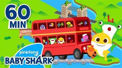 The Baby Shark Bus Goes Round and Round | +Compilation | Sing Along ...