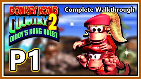 Donkey Kong Country 2: Diddy's Kong Quest - Intro & "102%" Complete ...