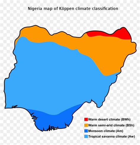 Map Of Nigeria And Its Climate Classifications - Spain 3 Climate Zones ...