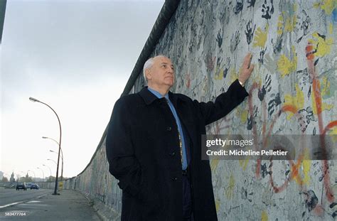 Mikhail Gorbachev, laureate of the 1990 Nobel Peace Prize at the ...