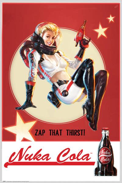 Poster, Quadro Fallout 4 - Nuka Cola | Poster sul muro | 3+1 GRATIS | Europosters