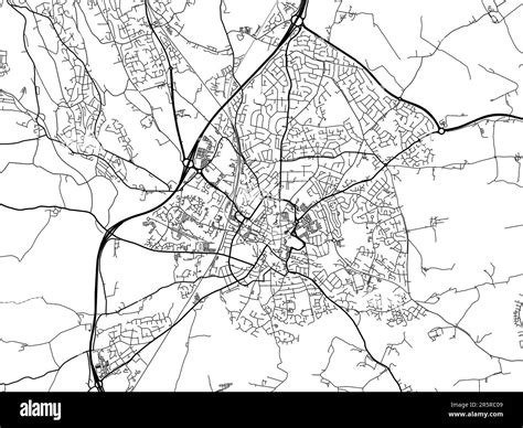 Wrexham on a map hi-res stock photography and images - Alamy