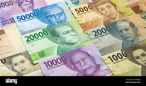 Collection of the indonesian rupiah banknotes Stock Photo - Alamy