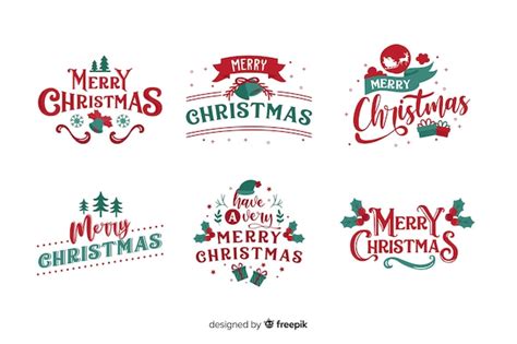 Christmas lettering badge on white background | AI-generated vector