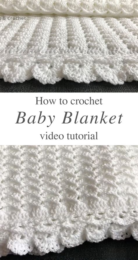 Easy Crochet Baby Blanket To Make As Gift - CrochetBeja