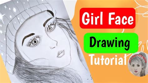 🎨💁‍♀️ Cute Girl's Face Drawing Tutorial: Step-by-Step Guide🖌️ ️।How to Draw a Realistic Portrait ...