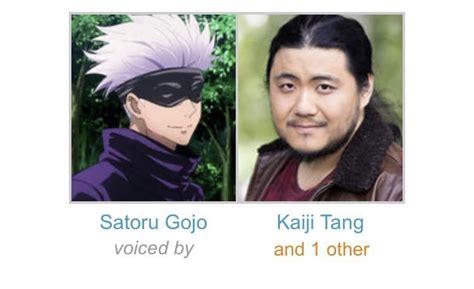 Random UCR fact: the English voice actor for Gojo in Jujutsu Kaisen ...