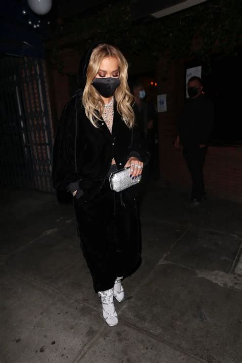 RITA ORA at La Poubelle Bistro in Los Angeles 10/21/2021 – HawtCelebs