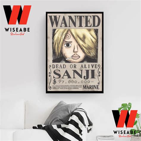 Funny Sanji Enies Lobby Arc One Piece Bounty Poster, One Piece ...