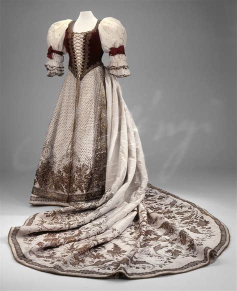 Spangled and Metallic Embroidered Hungarian Court Dress, 1867. Worn by ...