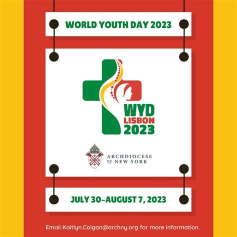 World Youth Day 2023 in Lisbon - Archdiocese of New York