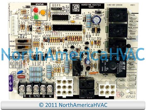 OEM Intertherm Nordyne Miller Tappan Gibson Furnace Control Circuit ...