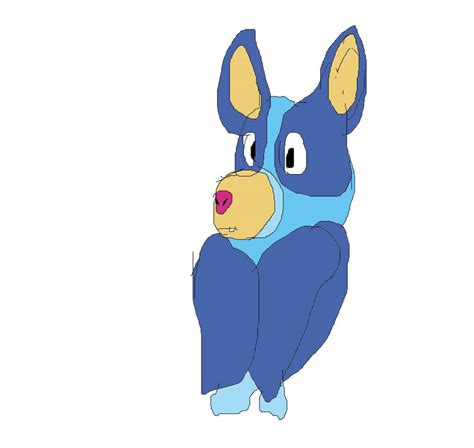 Bluey as a fruit bat by Willtheraven1 on DeviantArt