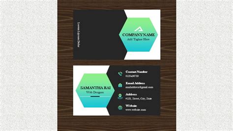 Business Card PowerPoint Template | Business Card Templates