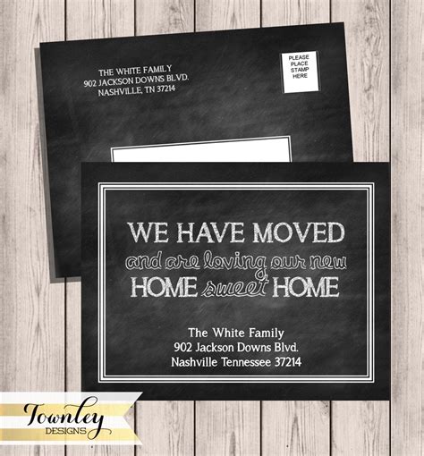 Free Printable Moving Announcement Templates | Free Printable