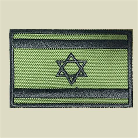 Israel Flag Army Patch Olive | Israel Military Products