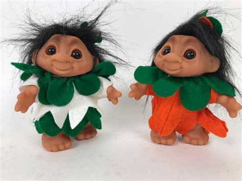 Pair Of Vintage 1984 DAM Troll Doll By Thomas Dam From Denmark Troll ...