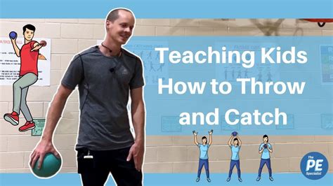 Teaching Underhand Throwing and Catching Skills in #Physed |Cues and Station Activities| - YouTube