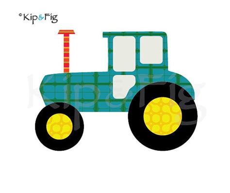 Tractor stencil | Applique Designs | Pinterest