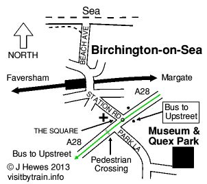 Birchington-on-Sea | Visit by Train, a station by station guide to UK tourist attractions