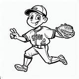 Major League Baseball Coloring Page  Coloring For Kids – Smart sketch template