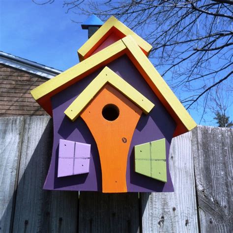 21 Cute Bird Houses Handmade From Wood Bat Houses, Wooden Bird Houses, Unique Bird Houses ...