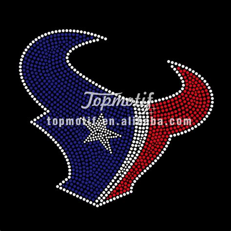 wholesale Custom iron on team logo rhinestone transfer for Vikings - Topmotif