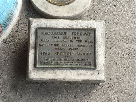 Read the Plaque - MacArthur Freeway: Most Beautiful Urban Highway in ...